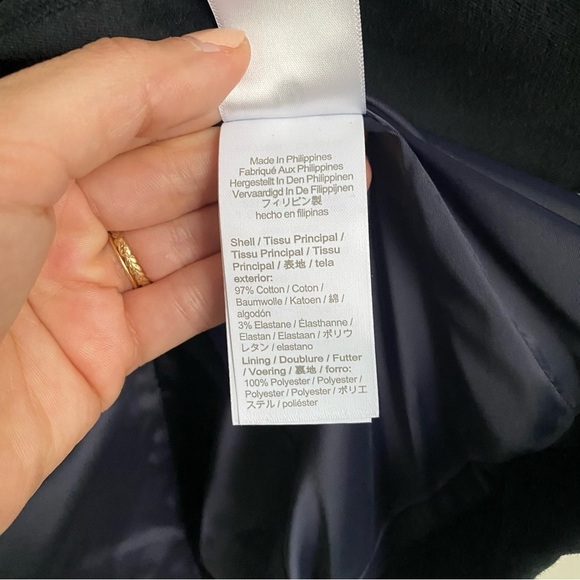 J. CREW Willa Blazer in Stretch Velvet Black size 2 - Picture 10 of 13